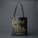 Dricksteamet guld och Black Glitter Bachelorette Tygkasse<br><div class="desc">Dricksteamet guld och Black Glitter Bachelorette</div>