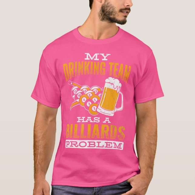 Dricksteamet har problem med Bassäng-fakturering T Shirt (Framsida)