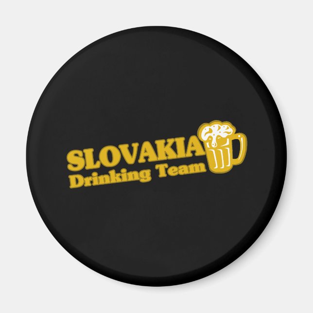 Dricksteamet i Slovakien Magnet (Framsidan)