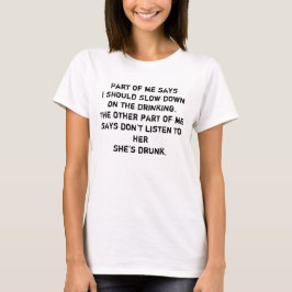 Drickt-shirt Roligt Sarksastiskt Citat Tee Shirt