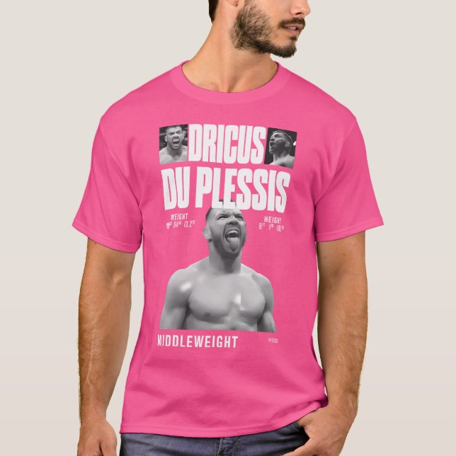 Dricus du Plessis - Mma Ufc Fighter T Shirt (Framsida)