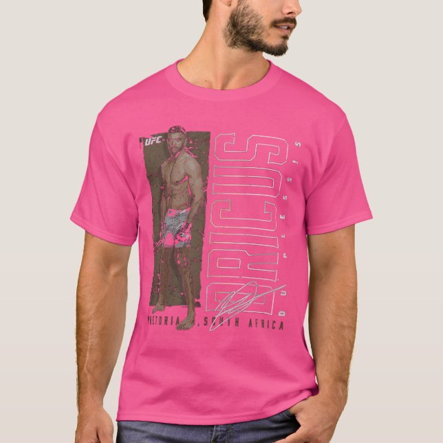 Dricus du Plessis South Afrika Pose T Shirt (Framsida)