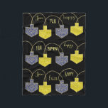Driedel Roligt Hanukkah Fleece Blanket<br><div class="desc">Anpassa "Dreidel Roligt" Fleece Blanket/Small Personalize genom att ta bort text och lägga till egna meddelanden. Välj ditt favoritteckensnitt stil, storlek och färg. Bakgrunden till färg kan ändras. Design kan också läggas till i filtstorlekar, mellan stora och medelstora. Storlek: Fleece Blanket, 30" x40" Det är svårt att klara sig själv....</div>
