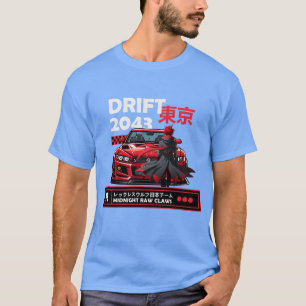 Drift 2043okyoee Cyberpunk Bil Kultur tjej T Shirt