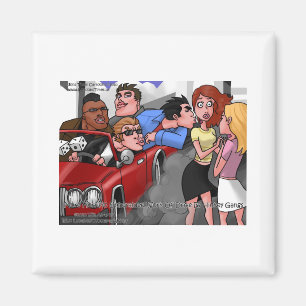 Drift av Hickey Gangs Funny Tees Mugg & Gifts Magnet