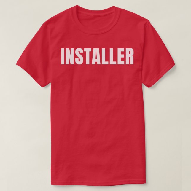 Drift av installationsprogrammet för lok av befatt t shirt (Design framsida)