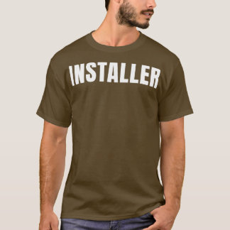 Drift av installationsprogrammet för lok av befatt t shirt