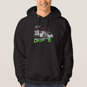 Drift av Tävla för förbränningsmotor Drift Racecar Hoodie