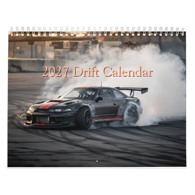 Drift Car Calendar Kalender (Omslag)