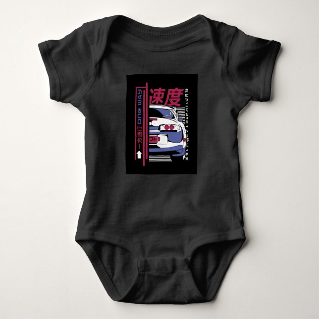 Drift Car Japan T Shirt (Framsida)