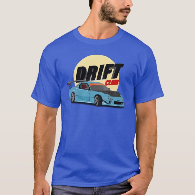 Drift Club Classic Design present T Shirt (Framsida)