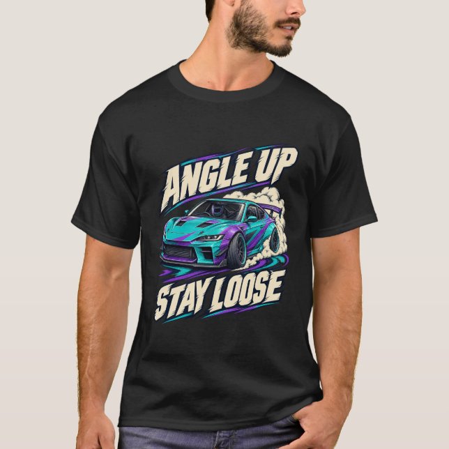Drift Coupe Angle Up Stay Loose T Shirt (Framsida)