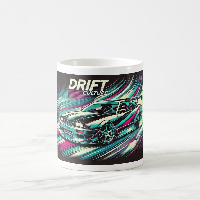 Drift Culture Drifting Design Sweatshirt Kaffemugg (Center)