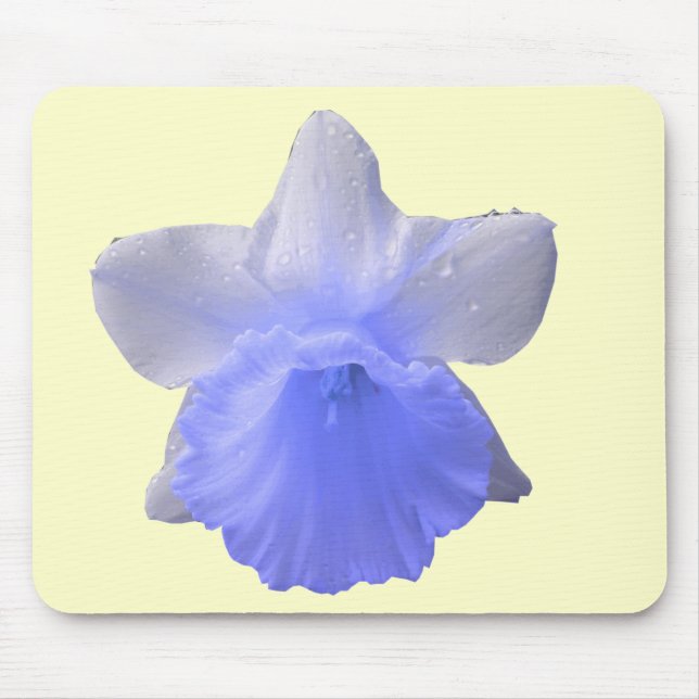 Drift Daffodil Blue Mousepad Musmatta (Framsidan)
