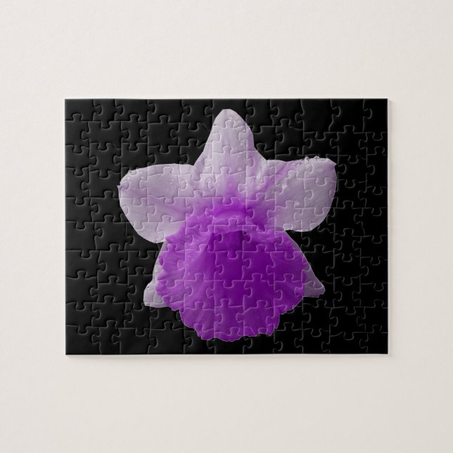 Drift Daffodil Lila Puzzle Pussel (Horisontell)