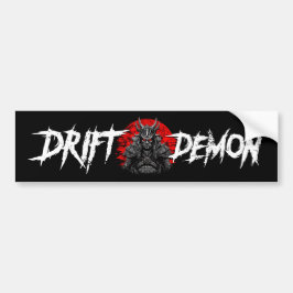 Drift Demon Samurai JDM Car Driving Phonk Bildekal