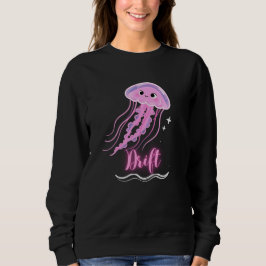 "Drift" Glow Neon Jellyfish Minimalist T Shirt