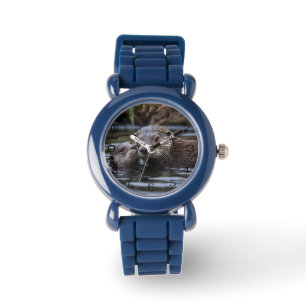 **"Drift i Kärlek: Mummy och Baby Otter"** Armbandsur