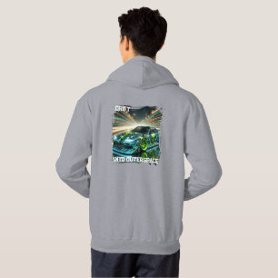Drift in i yttre rymden Alien Street Racer Graph Hoodie