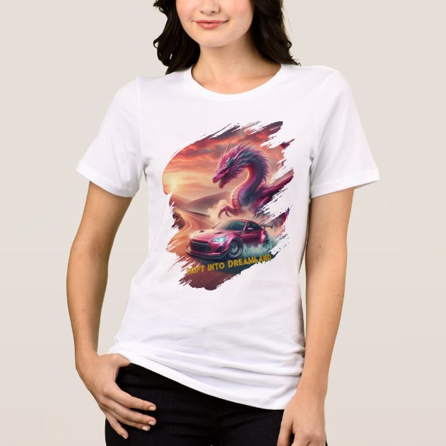 Drift Into Dreamland Racing T-shirt (Framsida)