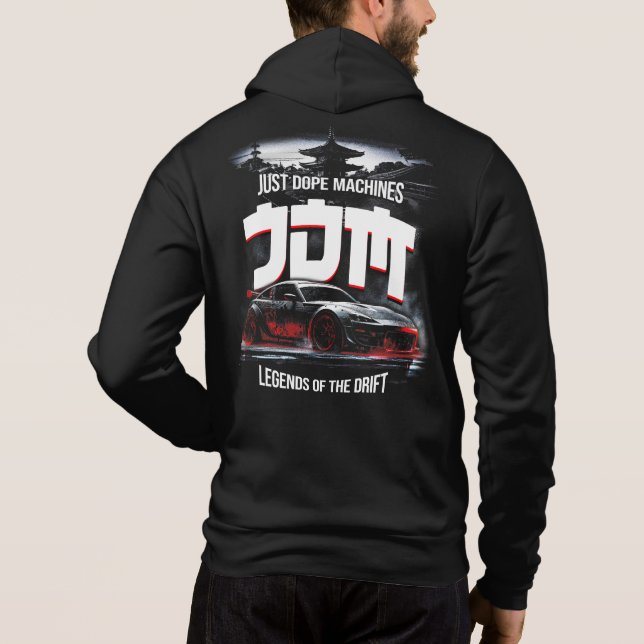 Drift JDM Just Dope Maskiner Legends of the Drift T Shirt (Baksida)