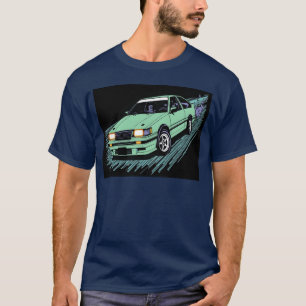 Drift King AE86 Retro Manga Bil Konst pojke T Shirt