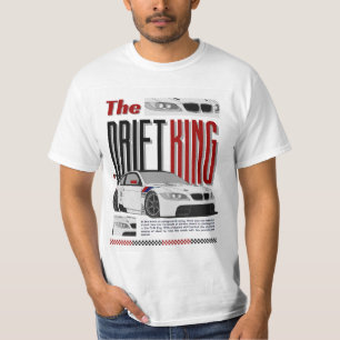 Drift Kung - Master of Underground Tävla T Shirt