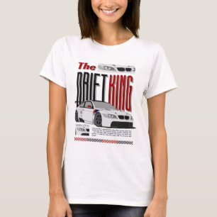 Drift Kung - Master of Underground Tävla T Shirt