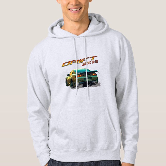 DRIFT LEGEND SUPRA MK4 - ANIME STIL HOODIE (Framsida)