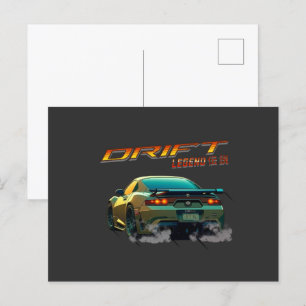 DRIFT LEGEND SUPRA MK4 - ANIME STIL VYKORT