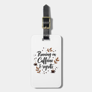 Drift på koffein och beklagar asetiskt resgods bagagebricka