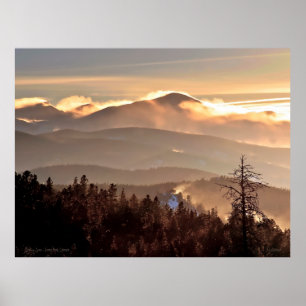 Drift Snö - James Peak, Colorado Poster