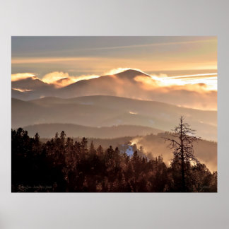 Drift Snö - James Peak, Colorado Poster