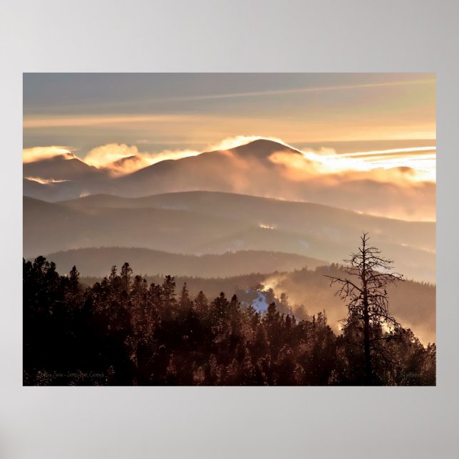 Drift Snö - James Peak, Colorado Poster (Framsidan)