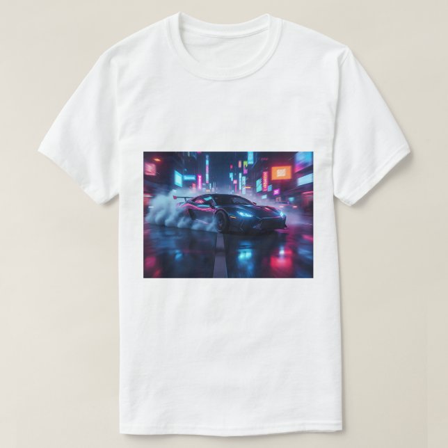 Driftande krigare - rytande när natten blir tyst t shirt (Design framsida)