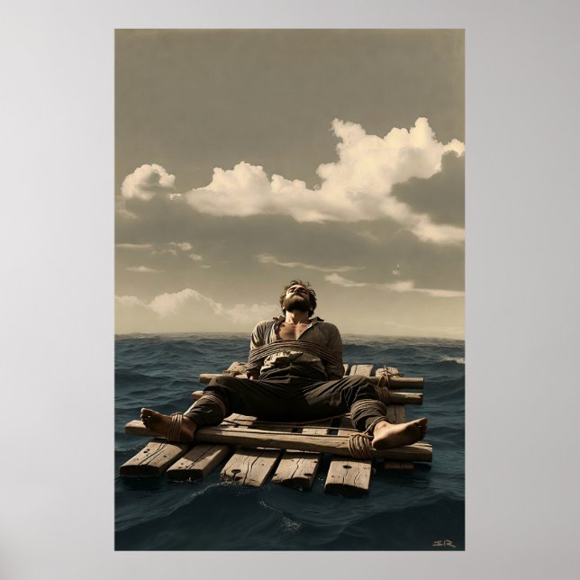 Driftande mattaffisch poster (Framsidan)
