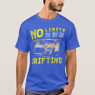 Driftande sportbil gata familj t shirt