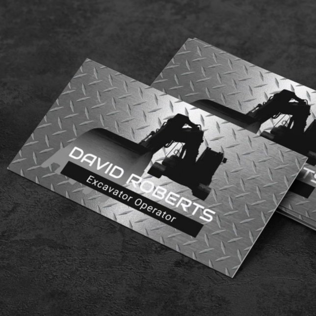 Driftansvarig för byggnadsverk, Modern Metall Visitkort (Skapare uppladdad)