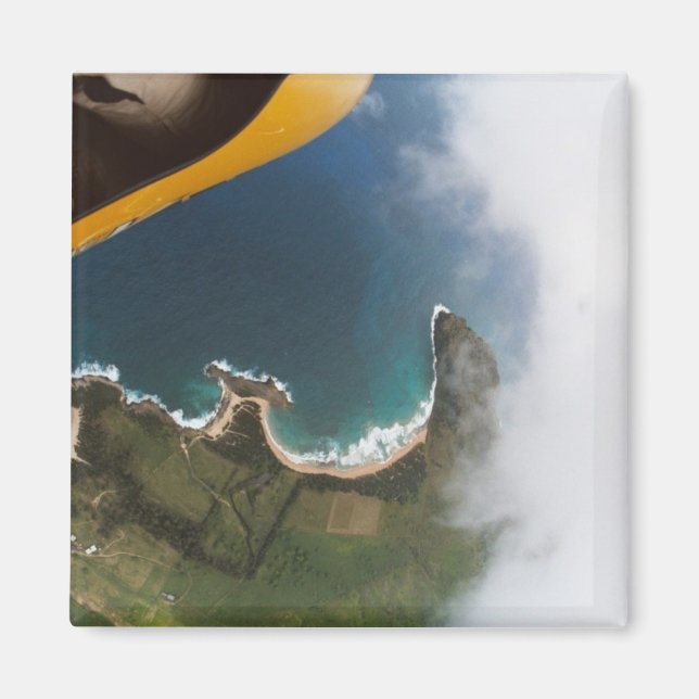 Driftfull hängglida över Kauai Magnet (Framsidan)