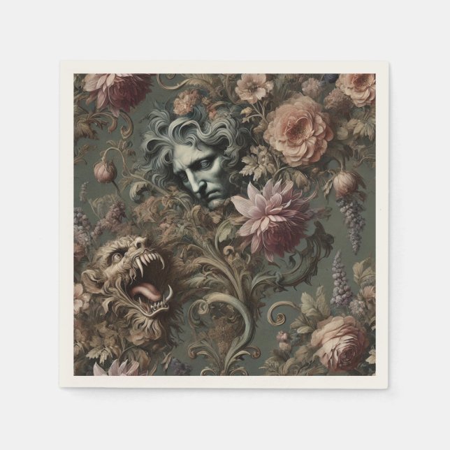 Drifthavarens paradox - Gothic Mythic Pillow Pappersservett (Framsidan)