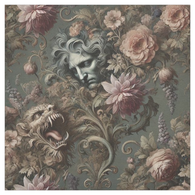 Drifthavarens Paradox - Gothic Påstående Tile Tyg (Provkarta)