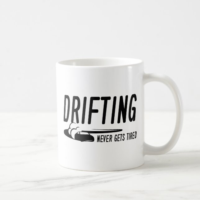 Drifting Blir Aldrig Uttråkad Kaffemugg (Höger)
