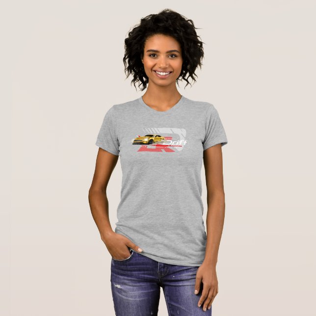 Drifting | Kvinnlig Slim Fit T Shirt (Hel framsida)