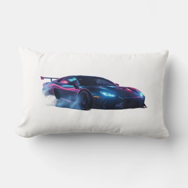 Drifting with roar - night exclusive edition lumbarkudde (Framsida)