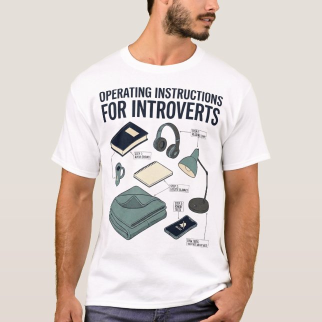 Driftinstruktioner För Introverta Rolig Tröja (Framsida)