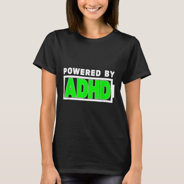 Driftsatt av ADHD Tee Mental Health Awareness (Framsida)