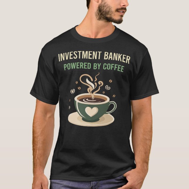 Driftsatt av kaffeinvesteringsbank t shirt (Framsida)