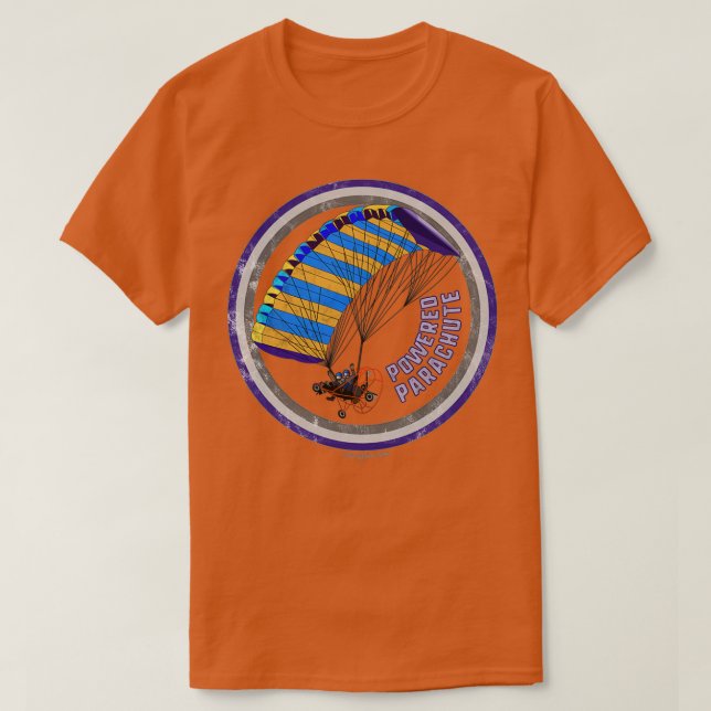 Driftsatt Fallskärm  T Shirt (Design framsida)
