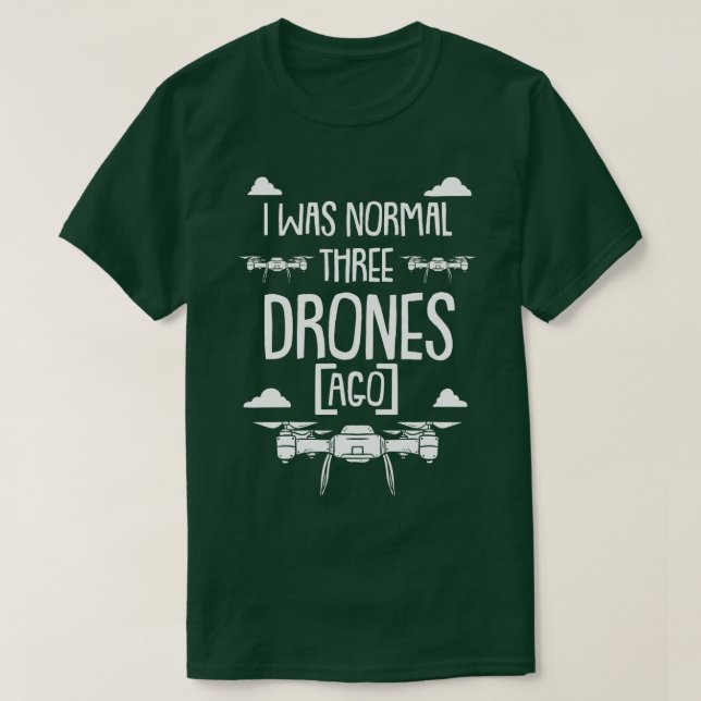 Driftsätt Pilot Quadcopter Multicopter operator T Shirt (Design framsida)