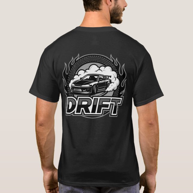 driftsbil t shirt (Baksida)